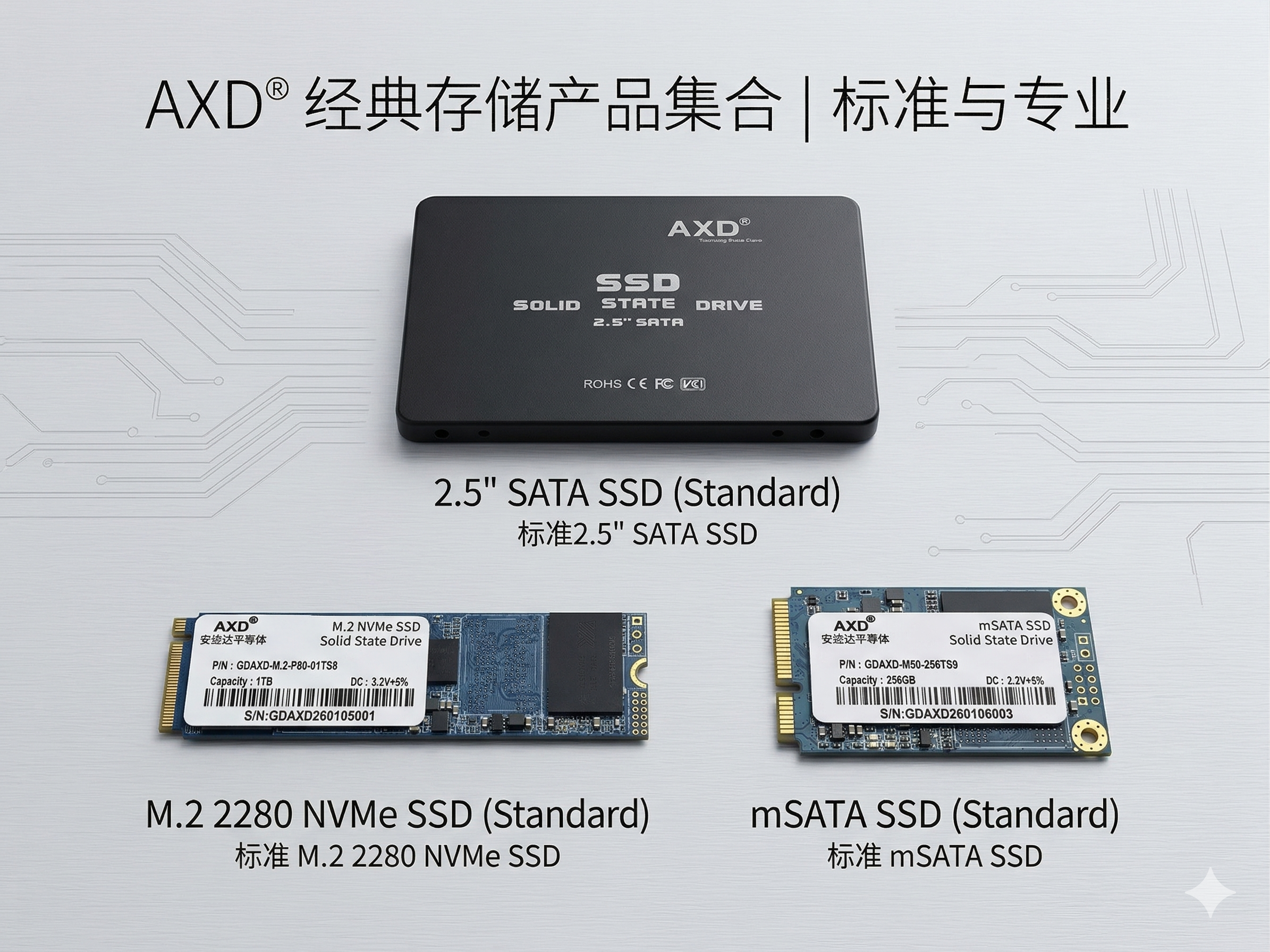 Standard Drives Applications ndustrial Standard SSDs: Reliability Over Speed - 广东安芯达半导体有限公司